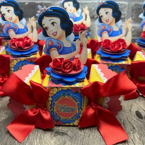Caixa Bala Branca de Neve