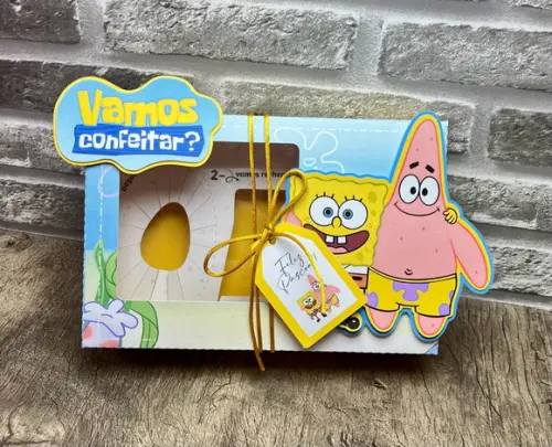 Caixa Kit Mini Confeiteiro Bob Esponja
