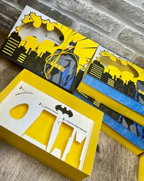 Caixa Kit Mini Confeiteiro Batman