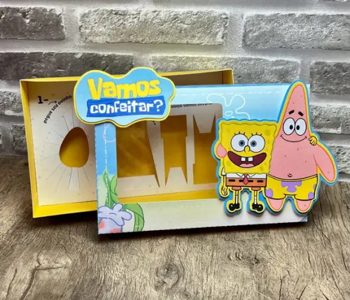 Caixa Kit Mini Confeiteiro Bob Esponja