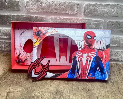 Caixa Kit Mini Confeiteiro Homem Aranha