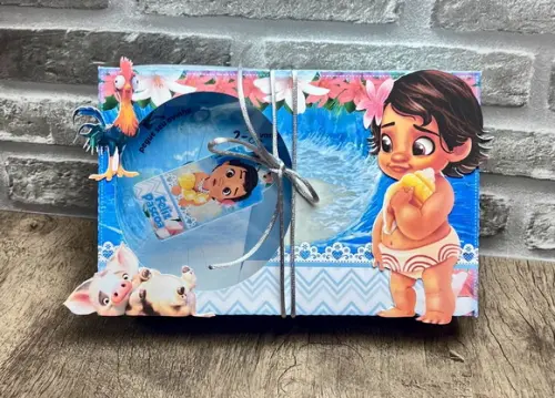 Caixa Kit Mini Confeiteiro Moana Baby
