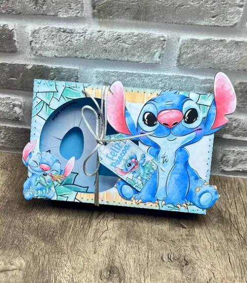 Caixa Kit Mini Confeiteiro Páscoa Stitch