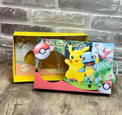 Caixa Kit Mini Confeiteiro Pokemon