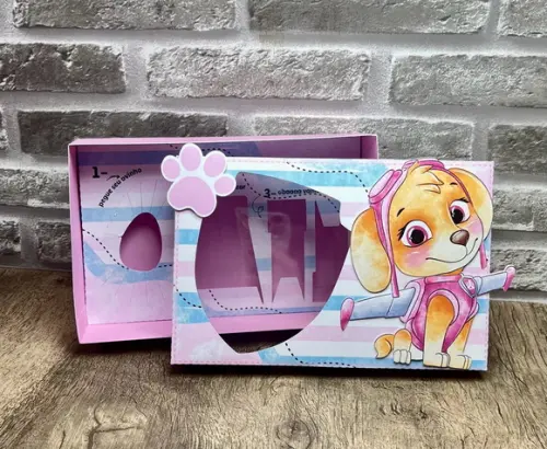 Caixa Kit Mini Confeiteiro Skye Patrulha Canina