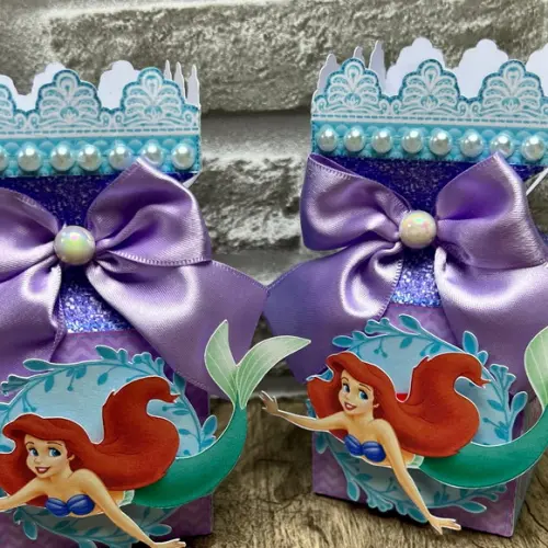 Caixa Meia Bala Ariel a Pequena Sereia