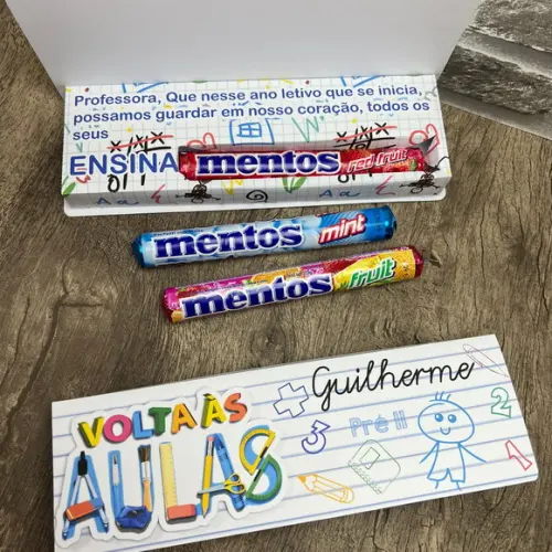 Caixa Mentos Volta às Aulas