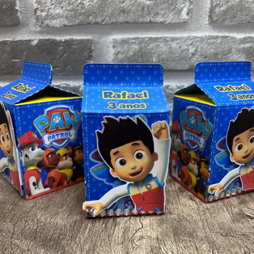 Caixa Milk patrulha Canina