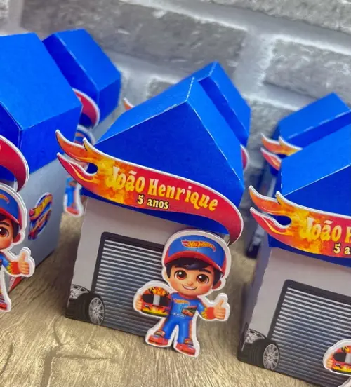 Caixa Pit Stop Hot Wheels