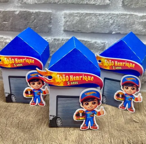 Caixa Pit Stop Hot Wheels