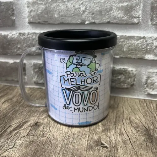 Caneca Personalizada Rosqueavel
