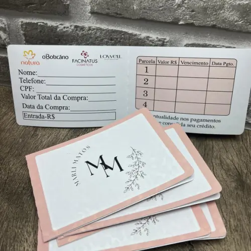 Carnê Para Pagamentos Personalizado Lojas