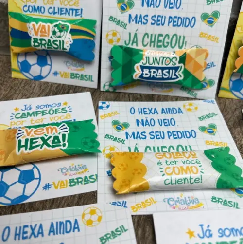Cartão + Bala Copa