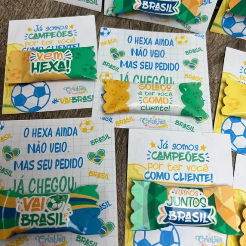Cartão + Bala Copa