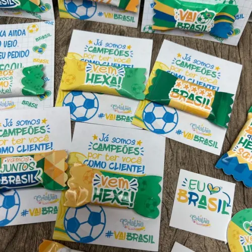 Cartão + Bala Copa
