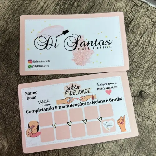 Cartão Fidelidade Nail Design