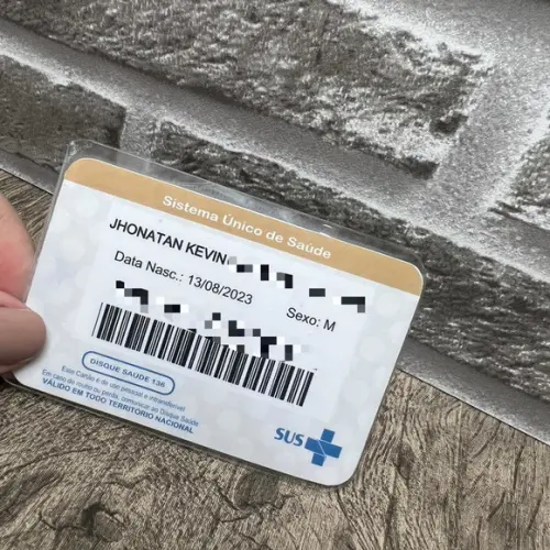 Cartão Sus Personalizado