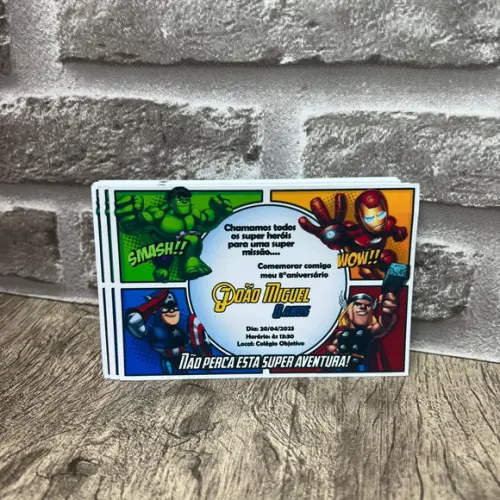 Convite os Vingadores