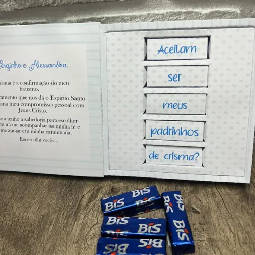 Convite Padrinhos de Crisma