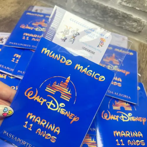Convite Passaporte Disney 100 Anos