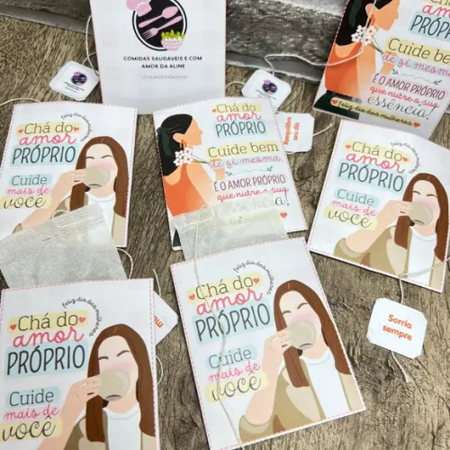 Envelope Sachê Chá Dia das Mulheres