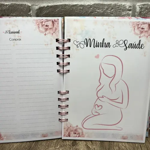 Diário da Gestante Planner Agenda