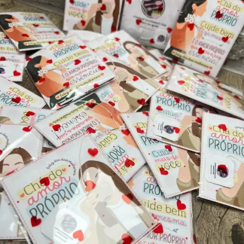 Envelope Sachê Chá Dia das Mulheres