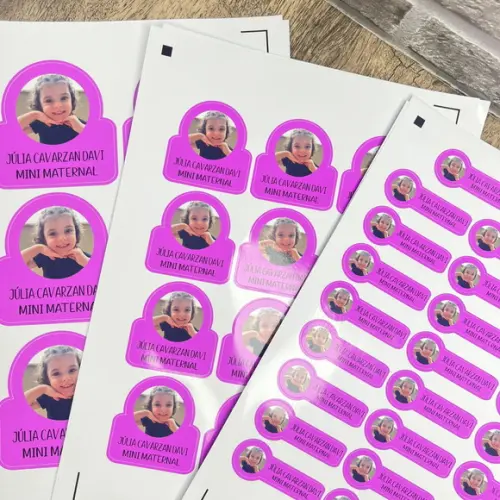 Etiquetas Escolares com Foto