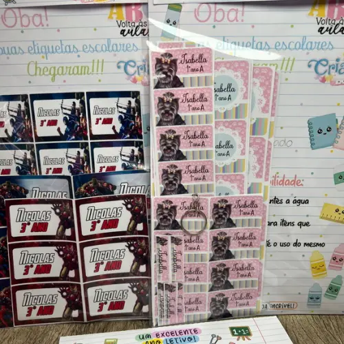 Etiquetas Escolares Combos
