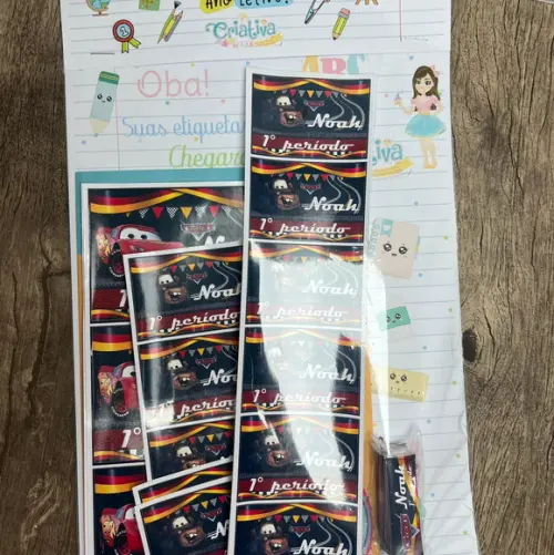 Etiquetas Escolares Combos Macqueen