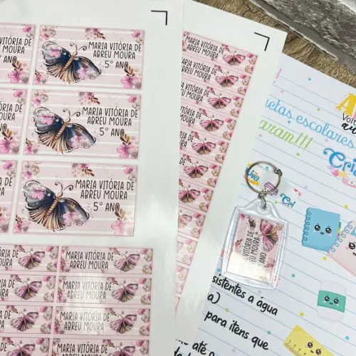 Etiquetas Escolares Combos 3