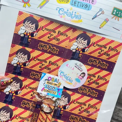 Etiquetas Escolares Harry Potter
