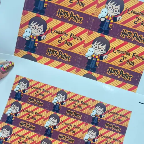 Etiquetas Escolares Harry Potter