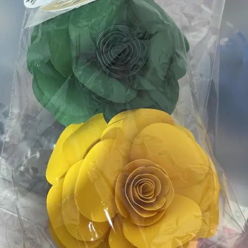 Flores de Papel para Decoração de Bolo