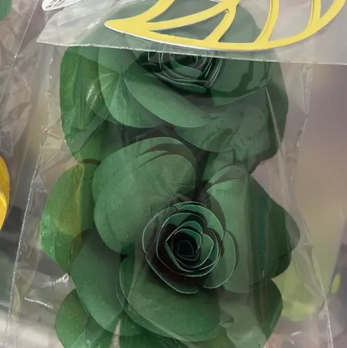 Flores de Papel para Decoração de Bolo