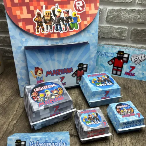 Kit Mochila Festa na Escola Roblox