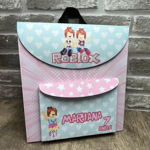 Kit Mochila Festa na Escola Roblox
