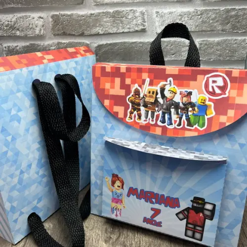 Kit Mochila Festa na Escola Roblox