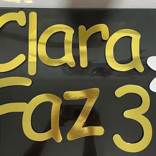 Letras / Margaridas Painel De Parede