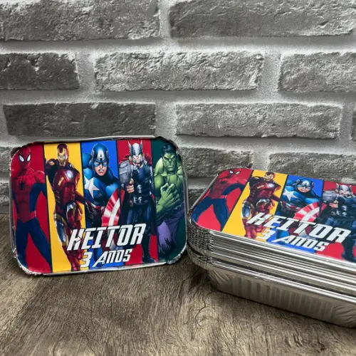 Marmitinhas Personalizadas os Vingadores