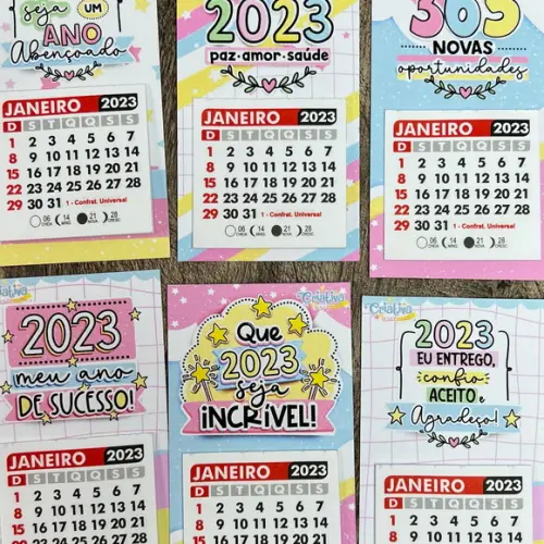 Mini Calendário 2023