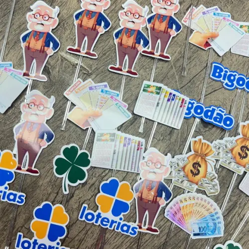 Mini Toppers para Docinhos Loterias