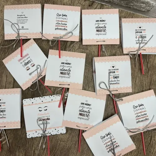 Pirulitos Personalizados Design Sobrancelhas