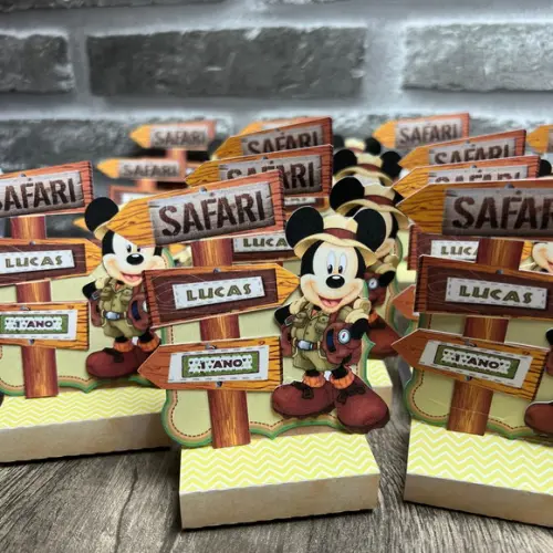 Porta Bis Duplo Mickey Safari