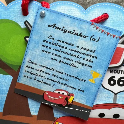 Sacolas Surpresas Carros Disney