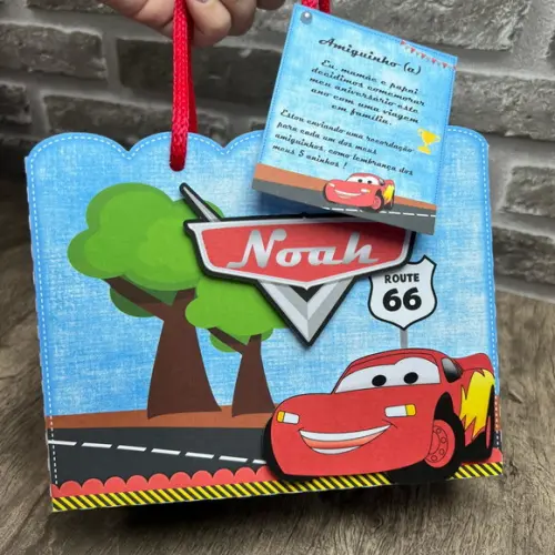 Sacolas Surpresas Carros Disney