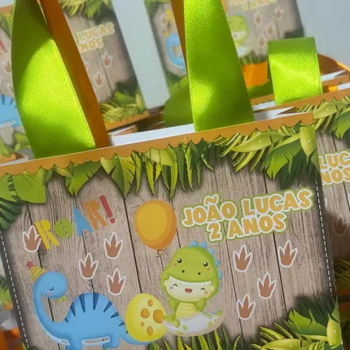 Sacolas Surpresas Dino Baby