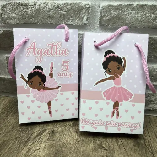 Sacolinhas Mini Personalizadas Bailarina