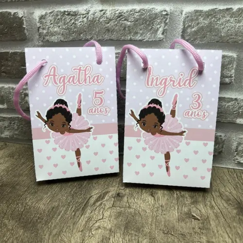 Sacolinhas Mini Personalizadas Bailarina