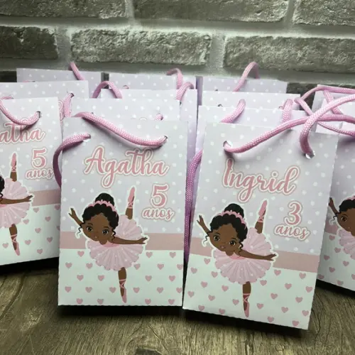 Sacolinhas Mini Personalizadas Bailarina
